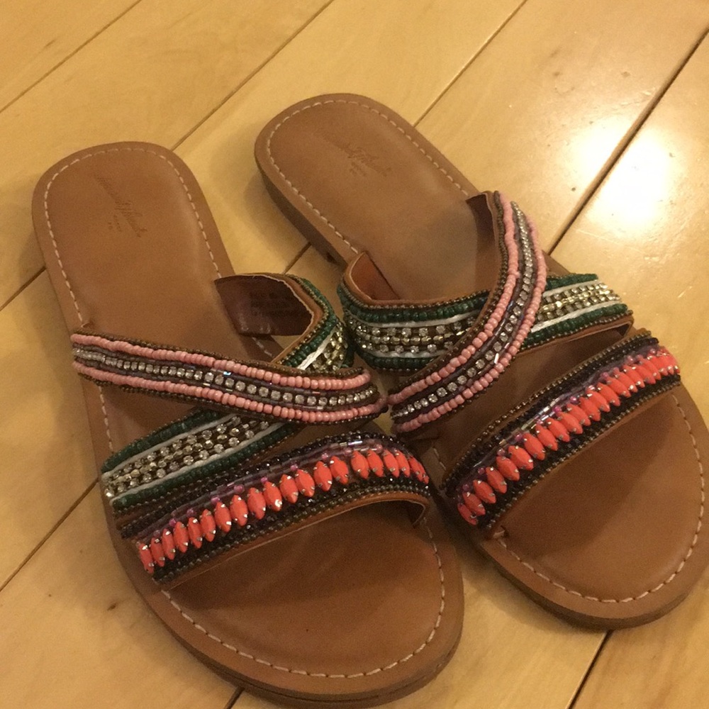 Colorful Rhinestone and Bejeweled Sandals
